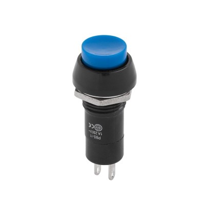 Buton CR PBS11C albastru 1A 250Vac foto