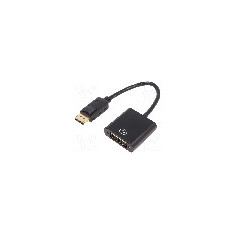 Cablu DisplayPort - DVI, DisplayPort mufa, DVI-I (24+5) soclu, 150mm, negru, ASSMANN - AK-340401-001-S