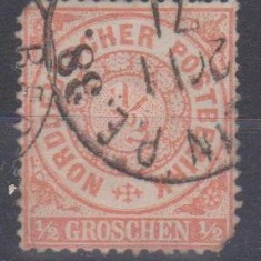 Germania - nord postbezirk, 1869, stampilat (G1)