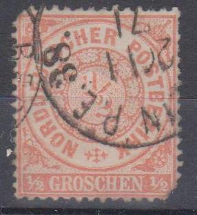 Germania - nord postbezirk, 1869, stampilat (G1) foto