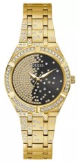 Ceas de Dama Guess Auriu AfterGlow &ndash; Rafinat in Auriu si Cristale Stralucitoare