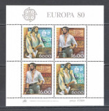 Portugalia.1980 EUROPA:Personalitati-Bl. SP.45