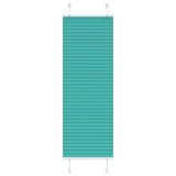 Cumpara ieftin Jaluzea plisata verde petrol 45x150 cm Latime tesatura 44,4 cm