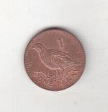 Bnk mnd Gibraltar 1 penny 1996 , pasare, Europa