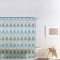 Perdea Duș, Royal Tiles, PEVA, Dimensiune 180x180cm, Multicolor, Include 12 Inele
