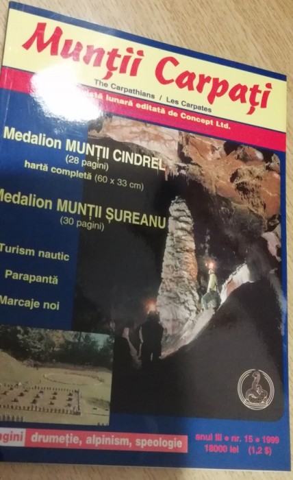 myh 12 - Muntii Carpati - nr15/1999 - piesa de colectie