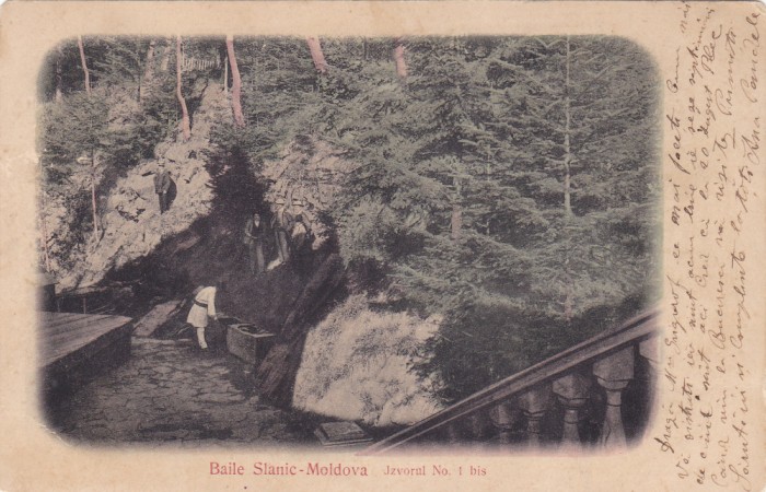 SLANIC MOLDOVA ,LITHO,CIRCULATA,ROMANIA.