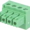 Conect 4P 3.81mm mama fir surub