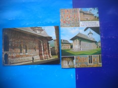 HOPCT LOT 2867 MANASTIREA MOLDOVITA -JUD SUCEAVA- 2 CARTI POSTALE-CIRCULATE