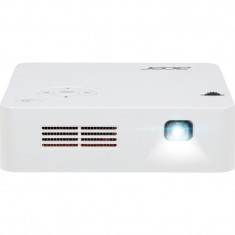 Videoproiector Acer C202i, 854 x 480, 300 lumeni, Contrast 5.000:1, HDMI (Alb) foto