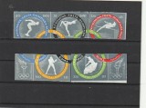 ROMANIA 1960 LP 494 JOCURILE OLIMPICE ROMA I SERIE NEDANTELATA MNH
