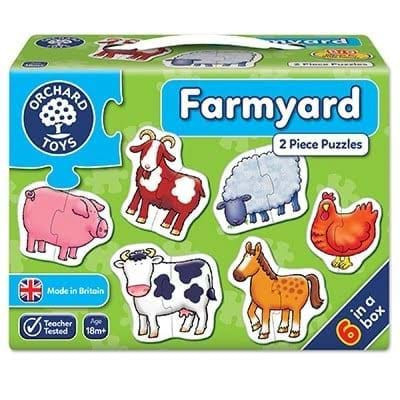 Set 6 puzzle Ferma (2 piese) FARMYARD foto