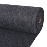 vidaXL Covor de expoziții striat, antracit, 1,2x15 m