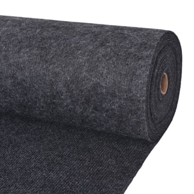 vidaXL Covor de expoziții striat, antracit, 1,2x15 m 287669 foto