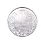 Moneda Serbia 1 dinar 1904, stare buna, curata, Europa, Argint
