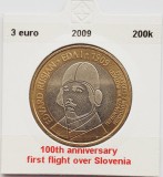 2237 Slovenia 3 Euro 2009 Aircraft Flight Anniversary km 85