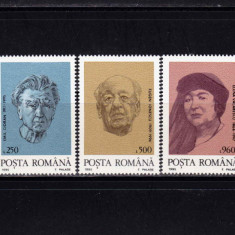 RO 1995 LP 1395 "Personalitati romanesti din diaspora",serie ,MNH