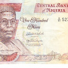 M1 - Bancnota foarte veche - Nigeria - 100 naira - 2006