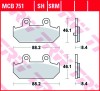 Placute Frana Spate TRW MCB751LC Suzuki Burgman AN 400 (07-20) AN 650 (03-20) 4T LC 400-650cc