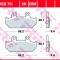 Set placute frana spate TRW MCB751LC - Suzuki AN 400 Burgman (07-20) - AN 650 Burgman (03-20) 4T LC 400-650cc