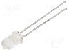 Dioda LED, 5mm, albastru, 1000mcd, 20mA, 3,7V, EVERLIGHT - 7344-15SUBC/C470/S400-A6