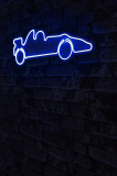 Decoratiune luminoasa LED, Formula 1 Race Car, Benzi flexibile de neon, DC 12 V, Albastru, Neon Graph