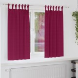 Perdele cu perdele 2 pcs bordo Poliester