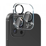 Folie de protectie Camera Spate Lito S+ pentru Apple iPhone 14 Pro Max / 14 Pro, Sticla Securizata, Neagra