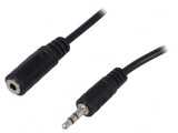 Cablu Audio Jack 3,5mm 3m Negru, Logilink