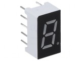 Afișaj LED cu 7 segmente 7,62 mm, 0,3 Nr. car: 1, Roșie, 40 mcd - Display Digital pentru Proiecte Electronice