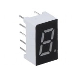 Afișaj LED cu 7 segmente 7,62 mm, 0,3 Nr. car: 1, Roșie, 40 mcd - Display Digital pentru Proiecte Electronice