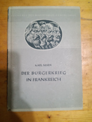 Der burgerkrieg in frankreich-Karl Marx foto