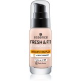 Essence Fresh &amp; Fit fond de ten lichid culoare 20 Fresh Nude 30 ml