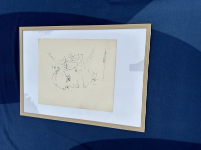 Splendid TABLOU PENITA MIHAI EMINESCU, ARTIST AUREL ACASANDREI, artist cu academie si expozitii personale foto