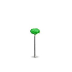 Biax sculptura lemn SABURR - Cap forma disc 9,5mm, Granulatie Saburr ASPRA - VERDE