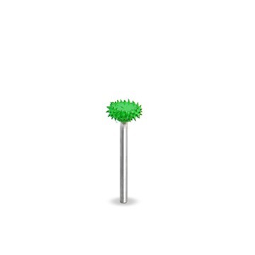Biax sculptura lemn SABURR - Cap forma disc 9,5mm, Granulatie Saburr ASPRA - VERDE foto