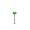 Biax sculptura lemn SABURR - Cap forma disc 9,5mm, Granulatie Saburr ASPRA - VERDE