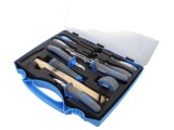 Kit UNIOR 10 piese cleşti şi şurubelniţe &ndash; cod 640115, ladă unelte completă