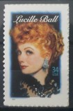 Statele Unite, SUA 2001, personalitati, actori, Lucille Ball, adeziv, serie completa MNH
