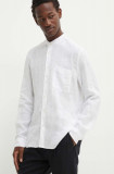 Marc O&#039;Polo camasa de in culoarea alb, cu guler stand-up, regular, 7325868703287