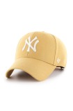 47brand șapcă MLB New York Yankees culoarea bej, cu imprimeu, 47 Brand