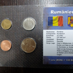 Seria completata monede - Romania 4 monede 2005