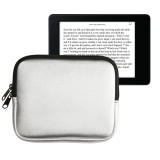 Husa Universala Kwmobile pentru eBook Reader de 7 inch, Argintiu, Neopren, KWM0000151W010C
