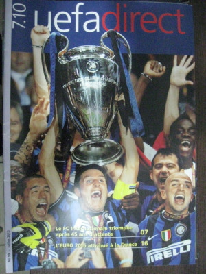 Revista fotbal - UEFA direct (2010) foto