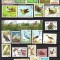Fauna, Pasari, lot uzat, stampilat