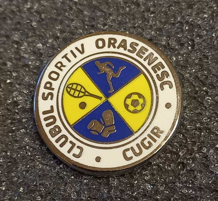Insigna fotbal - Clubul Sportiv Orasenesc CUGIR