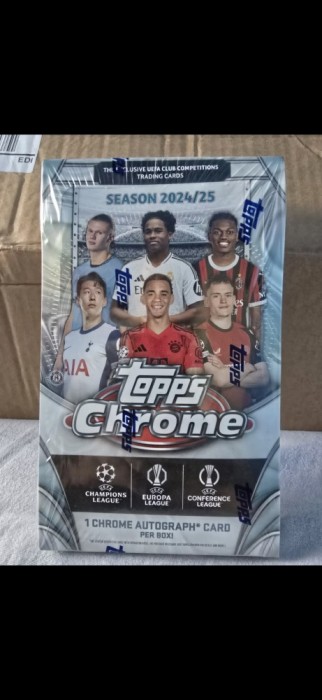 Cutie sigilată Hobby Topps Chrome UCC 2024-2025