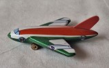 avion din tabla litografiata - jucarie veche