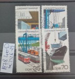 TS21 - Timbre serie DDR 1978 Mi2326 -29 Maritim - feroviar, Stampilat