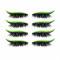 Set 4 Perechi de Gene cu Eyeliner si Glitter reutilizabile, verde neon